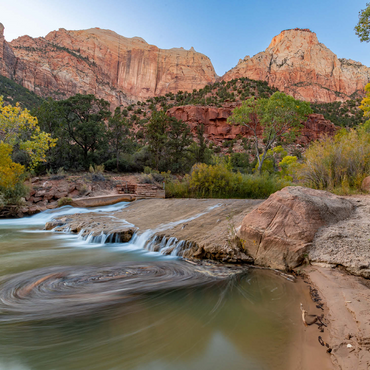 Virgin River Cascade in Zion National Park 500 Jigsaw Puzzle 3D Modell