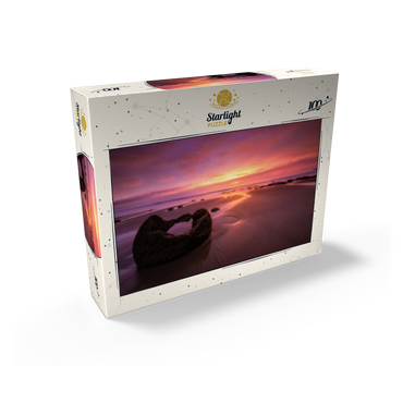 Moeraki Boulders at Sunrise - Coastal New Zealand Magic 100 Jigsaw Puzzle box view2