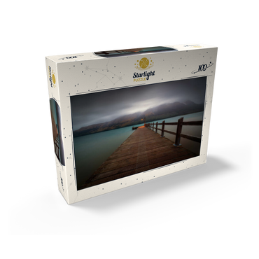 Glenorchy Wharf - Moody Twilight over Lake Wakatipu 100 Jigsaw Puzzle box view2