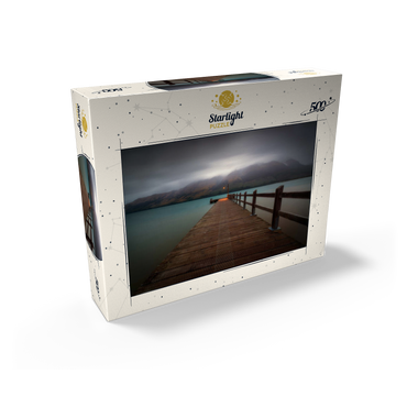 Glenorchy Wharf - Moody Twilight over Lake Wakatipu 500 Jigsaw Puzzle box view2