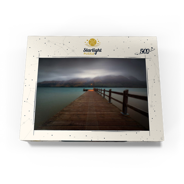 Glenorchy Wharf - Moody Twilight over Lake Wakatipu 500 Jigsaw Puzzle box view3