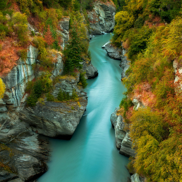 Shotover River Gorge - Autumn in Queenstown 1000 Jigsaw Puzzle 3D Modell