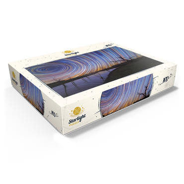 Australian Star Trails Over Reflected Landscape 100 Jigsaw Puzzle box view1