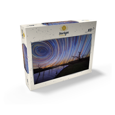 Australian Star Trails Over Reflected Landscape 100 Jigsaw Puzzle box view2
