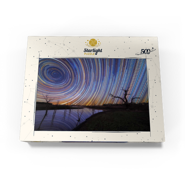 Australian Star Trails Over Reflected Landscape 500 Jigsaw Puzzle box view3