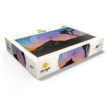 Joshua Tree Under Spiral Star Trails 100 Jigsaw Puzzle box view1