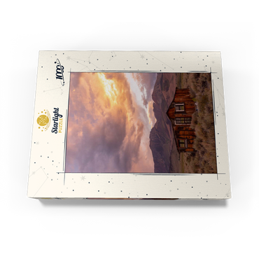 Rustic Cabin Ruin in Eastern Sierra Sunset 1000 Jigsaw Puzzle box view3