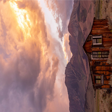 Rustic Cabin Ruin in Eastern Sierra Sunset 1000 Jigsaw Puzzle 3D Modell