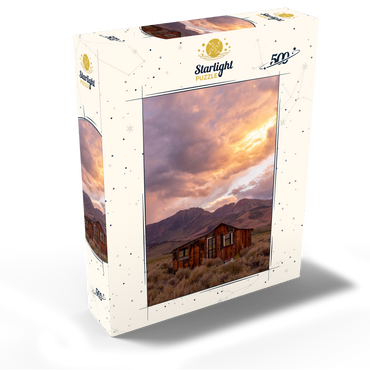 Rustic Cabin Ruin in Eastern Sierra Sunset 500 Jigsaw Puzzle box view2