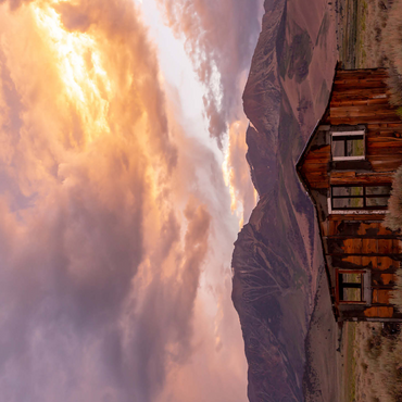 Rustic Cabin Ruin in Eastern Sierra Sunset 500 Jigsaw Puzzle 3D Modell