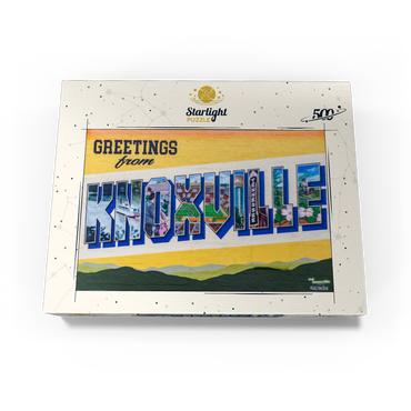 Greetings from Knoxville Tennessee Mural 500 Jigsaw Puzzle box view3