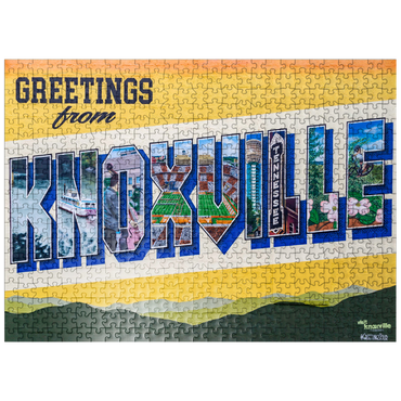 puzzleplate Greetings from Knoxville Tennessee Mural 500 Jigsaw Puzzle