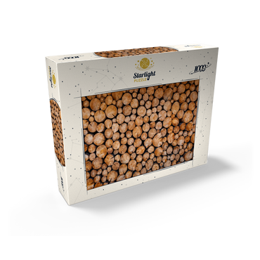 Stacked Firewood Logs with Natural Texture 1000 Jigsaw Puzzle box view2