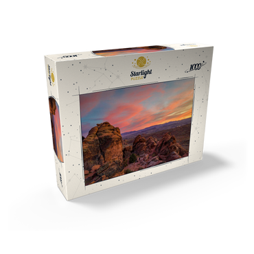 Snow Canyon Red Rocks at Sunset, Utah 1000 Jigsaw Puzzle box view2