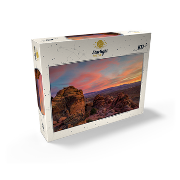 Snow Canyon Red Rocks at Sunset, Utah 100 Jigsaw Puzzle box view2