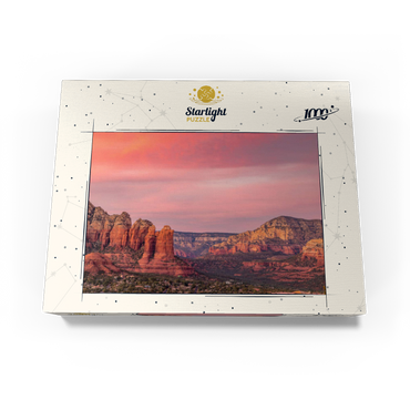 Sedona Red Rocks at Sunset Glow 1000 Jigsaw Puzzle box view3