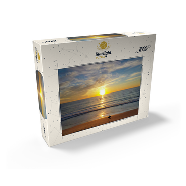 Surfer at Sunset on California Beach 1000 Jigsaw Puzzle box view2