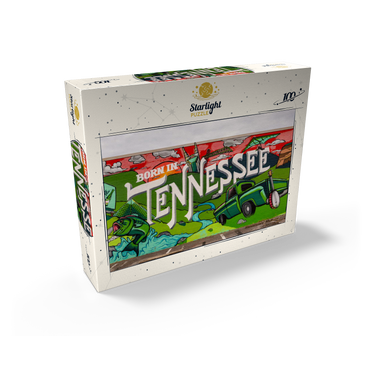 Born in Tennessee Street Art Wall Mural 100 Jigsaw Puzzle box view2