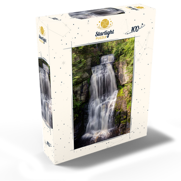 Bushkill Falls Pennsylvania - Cascading Forest Waterfall 100 Jigsaw Puzzle box view2