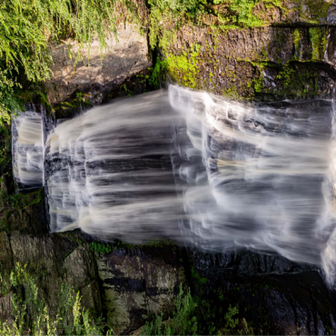 Bushkill Falls Pennsylvania - Cascading Forest Waterfall 100 Jigsaw Puzzle 3D Modell