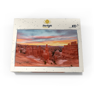 Bryce Canyon National Park - Sunrise at Thor's Hammer 100 Jigsaw Puzzle box view3