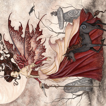 The Red Queen Fairy - Amy Brown 500 Jigsaw Puzzle 3D Modell