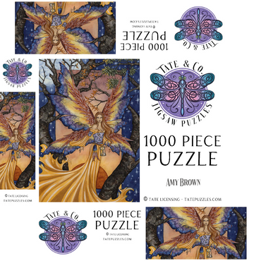 Tempus Fugit Fairy - Amy Brown 1000 Jigsaw Puzzle box 3D Modell