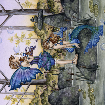 Cousins Fairy & Mermaid - Amy Brown 100 Jigsaw Puzzle 3D Modell