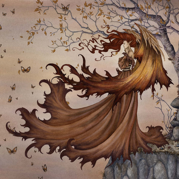 Passage To Autumn Fairy - Amy Brown 100 Jigsaw Puzzle 3D Modell