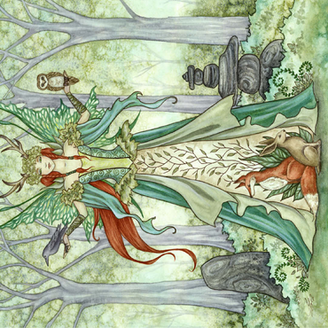 The Caretaker Fairy - Amy Brown 100 Jigsaw Puzzle 3D Modell