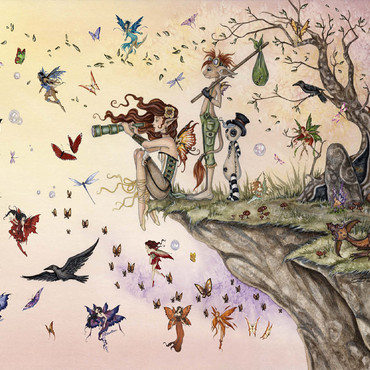 Where The Wind Takes You Fairy - Amy Brown 100 Jigsaw Puzzle 3D Modell