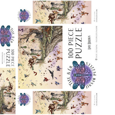 Where The Wind Takes You Fairy - Amy Brown 100 Jigsaw Puzzle box 3D Modell