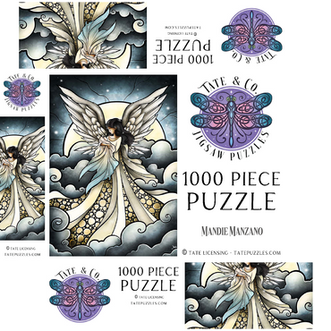 Child of Heaven Stained Glass 1000 Jigsaw Puzzle box 3D Modell