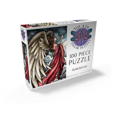 All Guineas Go to Heaven Stained Glass - Mandie Manzano 100 Jigsaw Puzzle box view2