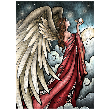 puzzleplate All Guineas Go to Heaven Stained Glass 500 Jigsaw Puzzle