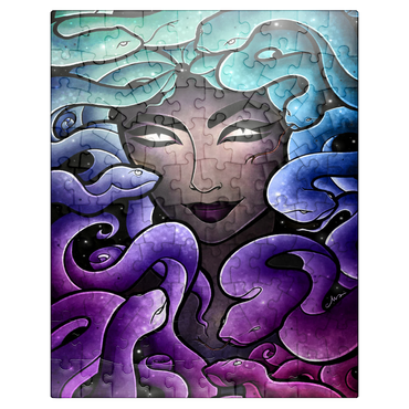 puzzleplate Medusa Stained Glass - Mandie Manzano 100 Jigsaw Puzzle
