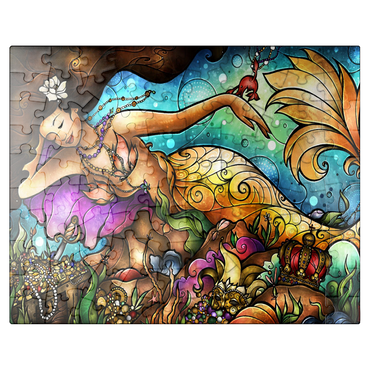 puzzleplate Mer De Lis Mermaid - Mandie Manzano 100 Jigsaw Puzzle