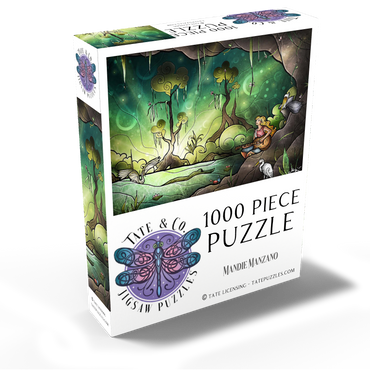 Bayou Enchantment Stained Glass 1000 Jigsaw Puzzle box view2