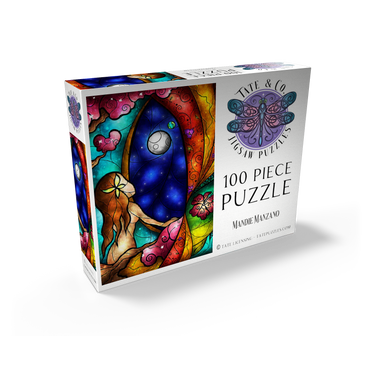 I Miss You Stained Glass - Mandie Manzano 100 Jigsaw Puzzle box view2