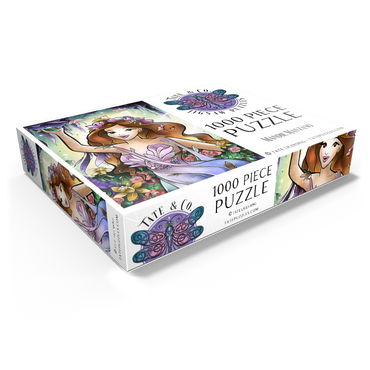 Flora the Fairy of Spring Stained Glass 1000 Jigsaw Puzzle box view1