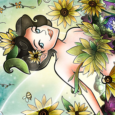 Cyrus the Fairy of Summer 1000 Jigsaw Puzzle 3D Modell