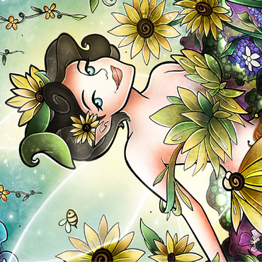 Cyrus the Fairy of Summer - Mandie Manzano 100 Jigsaw Puzzle 3D Modell