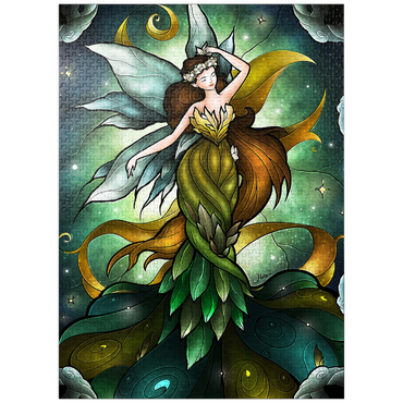 puzzleplate Midsummers Storm Stained Glass 1000 Jigsaw Puzzle