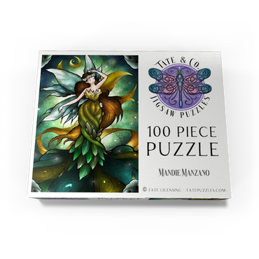 Midsummers Storm Stained Glass - Mandie Manzano 100 Jigsaw Puzzle box view3