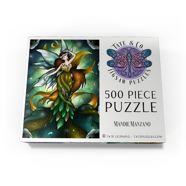 Midsummers Storm Stained Glass 500 Jigsaw Puzzle box view3