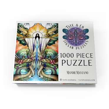 The Wells of Salvation Stained Glass 1000 Jigsaw Puzzle box view3