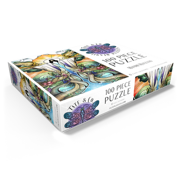 The Wells of Salvation Stained Glass - Mandie Manzano 100 Jigsaw Puzzle box view1