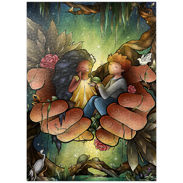 puzzleplate Love One Another Stained Glass 1000 Jigsaw Puzzle