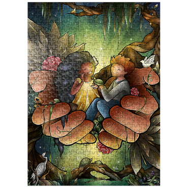 puzzleplate Love One Another Stained Glass 500 Jigsaw Puzzle