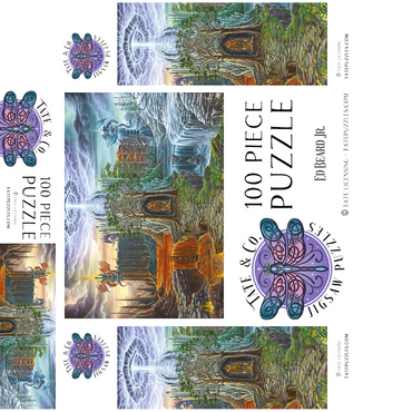 Dragon Lord's Lair - Ed Beard Jr 100 Jigsaw Puzzle box 3D Modell